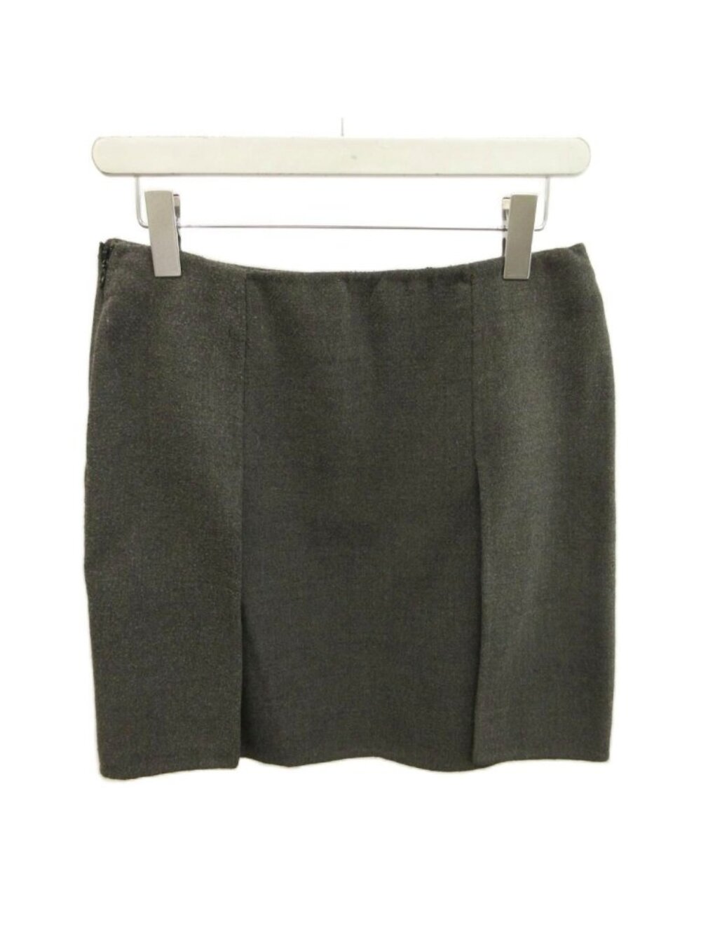 Prada Skirt Mini Length M Greige Fabric